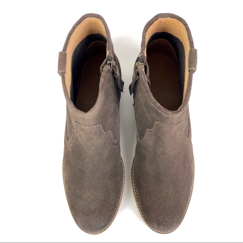 NWB FatFace Brown Suede Finkley Western Boot